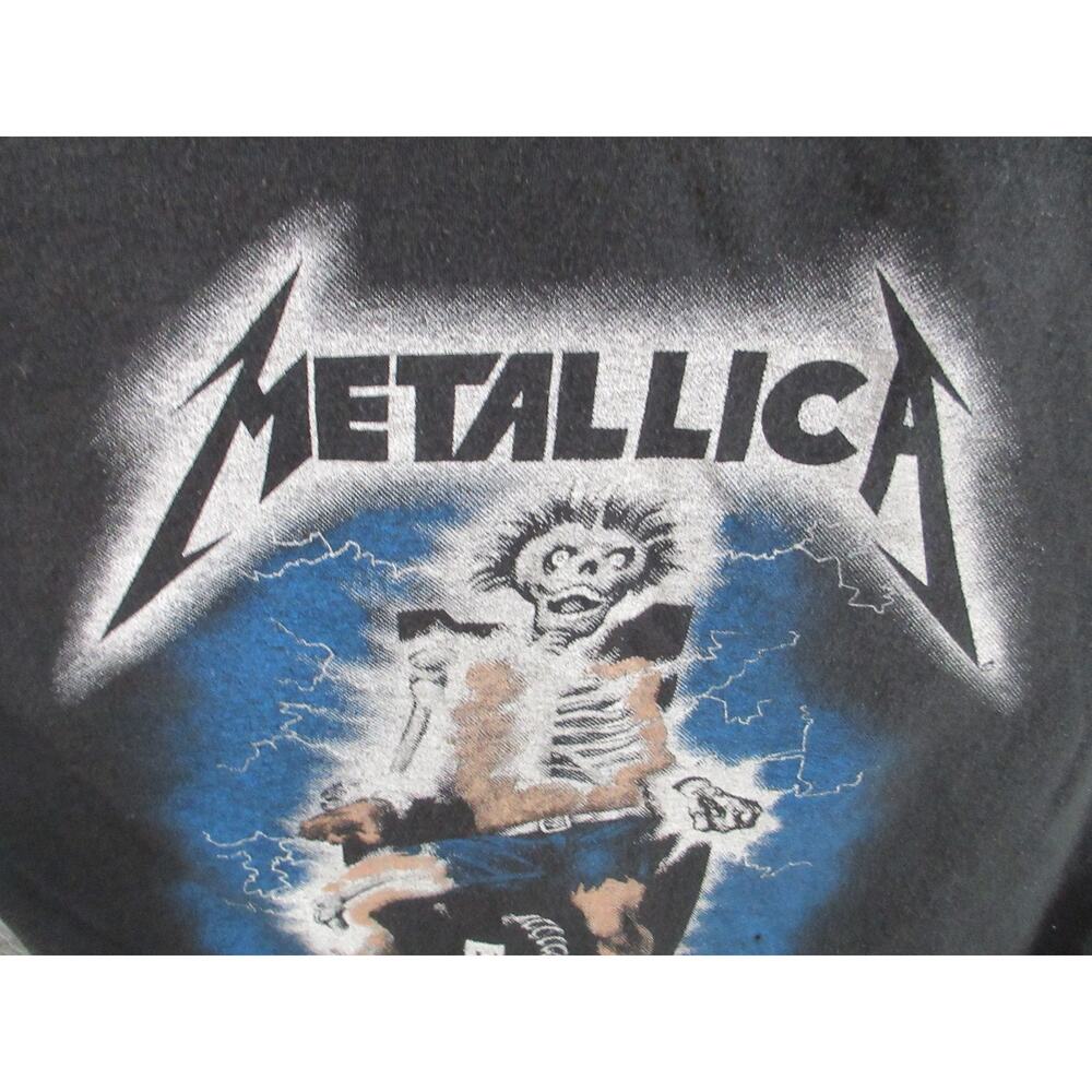 Vintage 2007 Y2K Metallica Kill Em All Ride Lightning Rock Metal T-Shirt Small - Picture 12 of 15